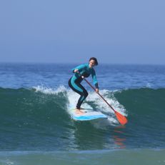 Sup Surf in de golven
